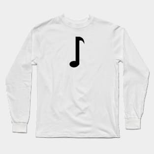 Musical Eighth Notes Symbols Long Sleeve T-Shirt